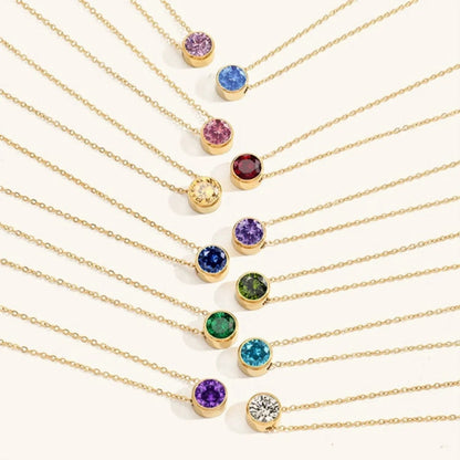 [GALE]Amelia Birthstone Necklace
