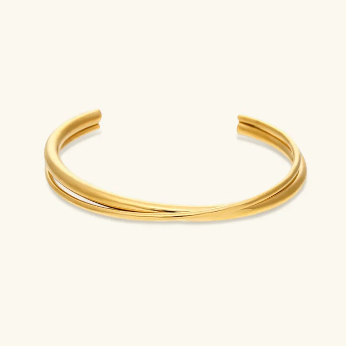 [GALE]Rianne Layered Gold Bangle