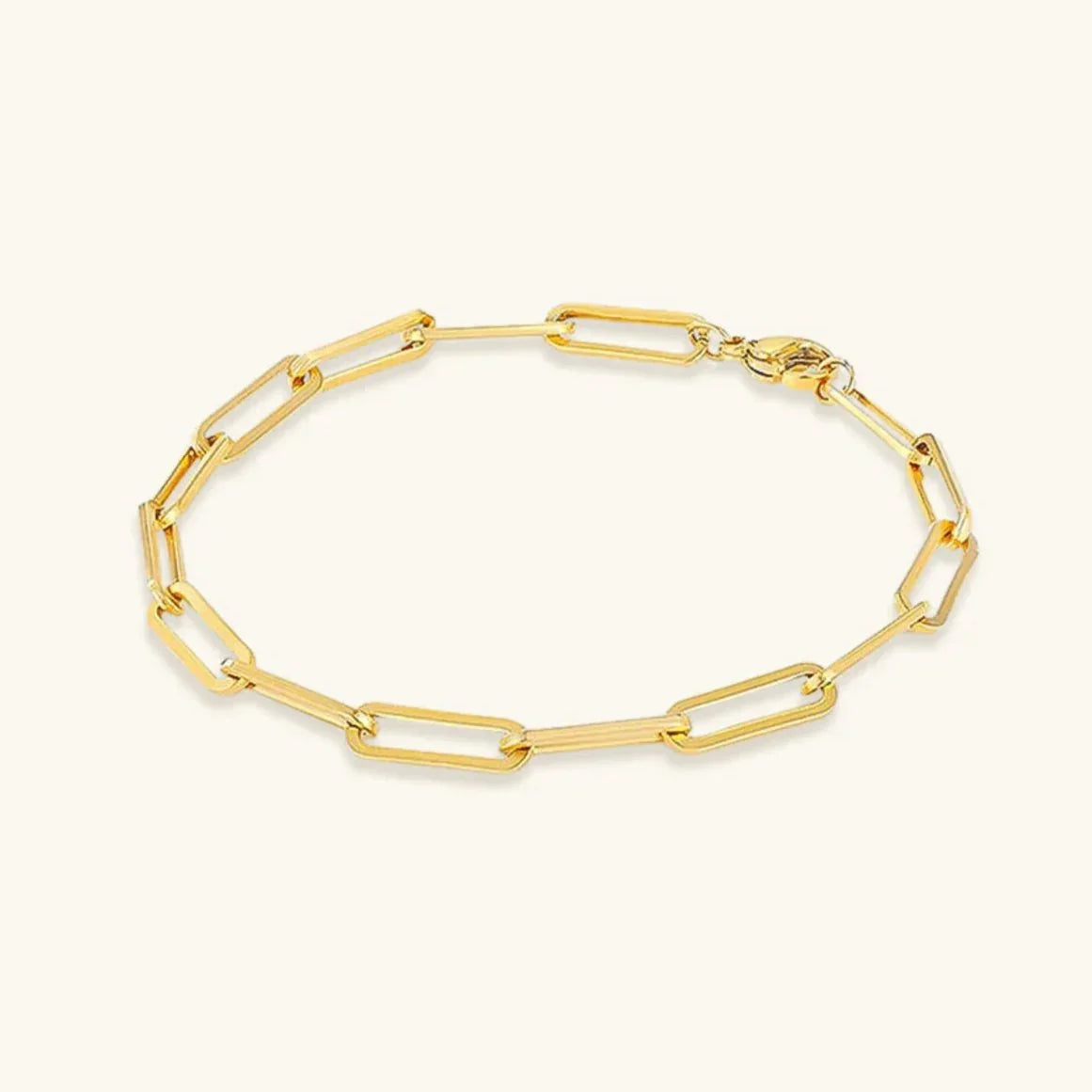 [GALE]Eloise Gold Paperclip Bracelet