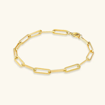 [GALE]Eloise Gold Paperclip Bracelet