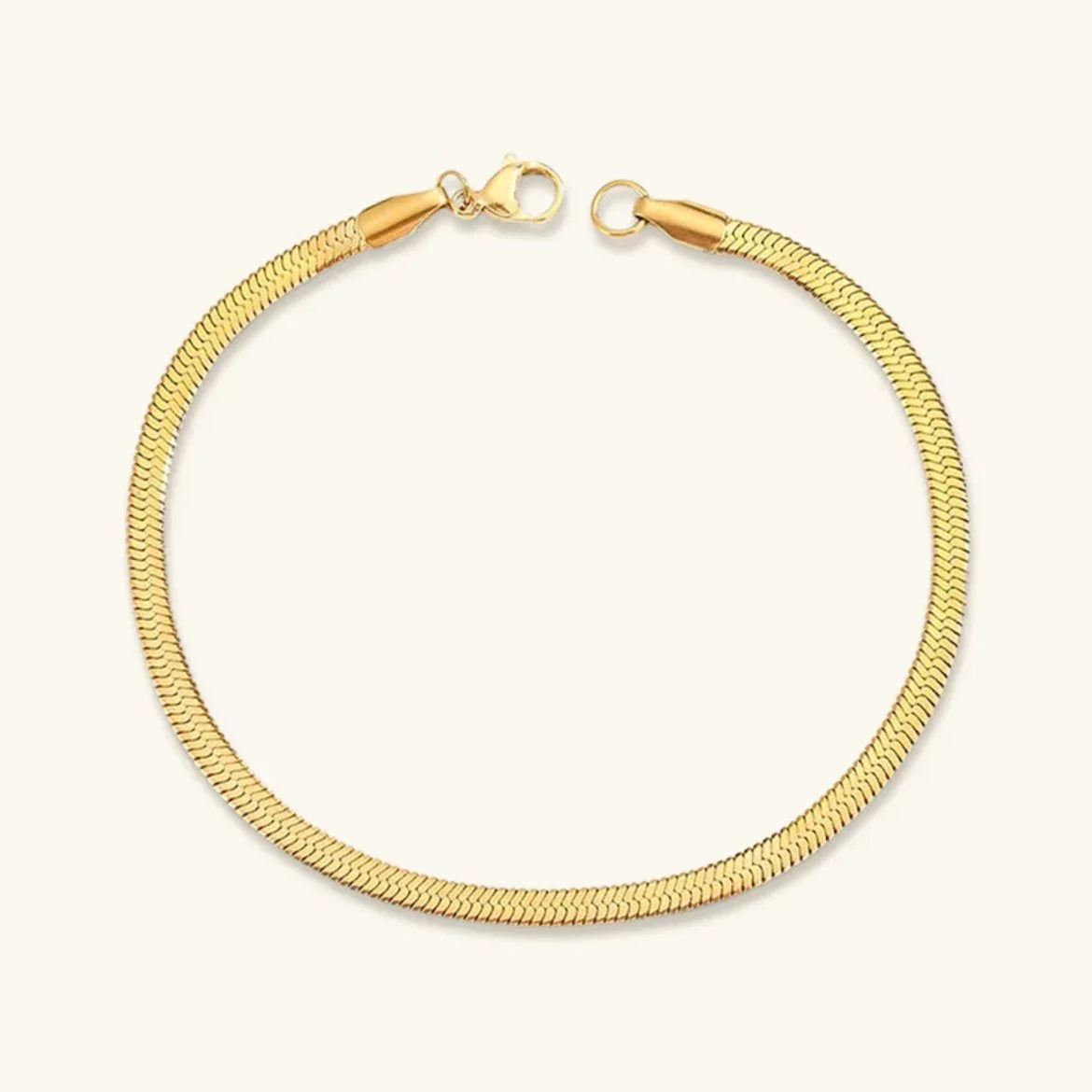 [GALE]Vida Gold Herringbone Bracelet