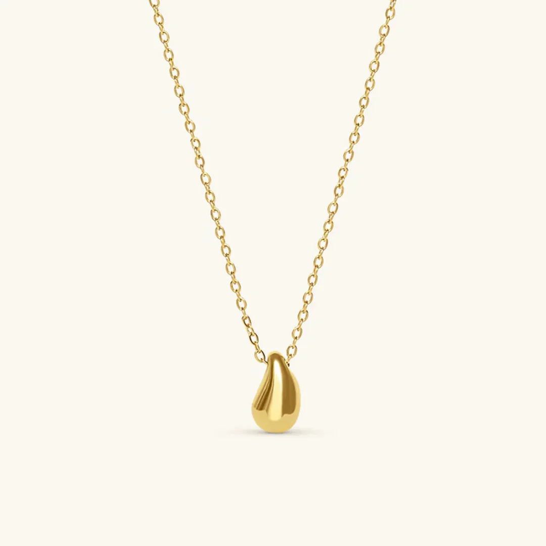 [GALE]Marcelline Gold Teardrop Pendant