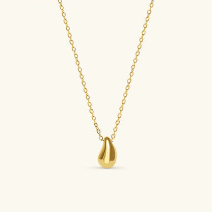 [GALE]Marcelline Gold Teardrop Pendant