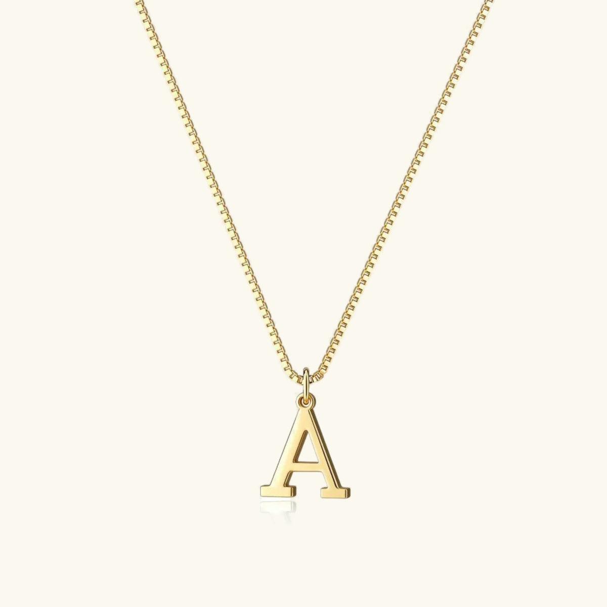[GALE]Therese Letter Initial Gold Necklace