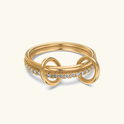[GALE]Adela Stacked Diamond Ring