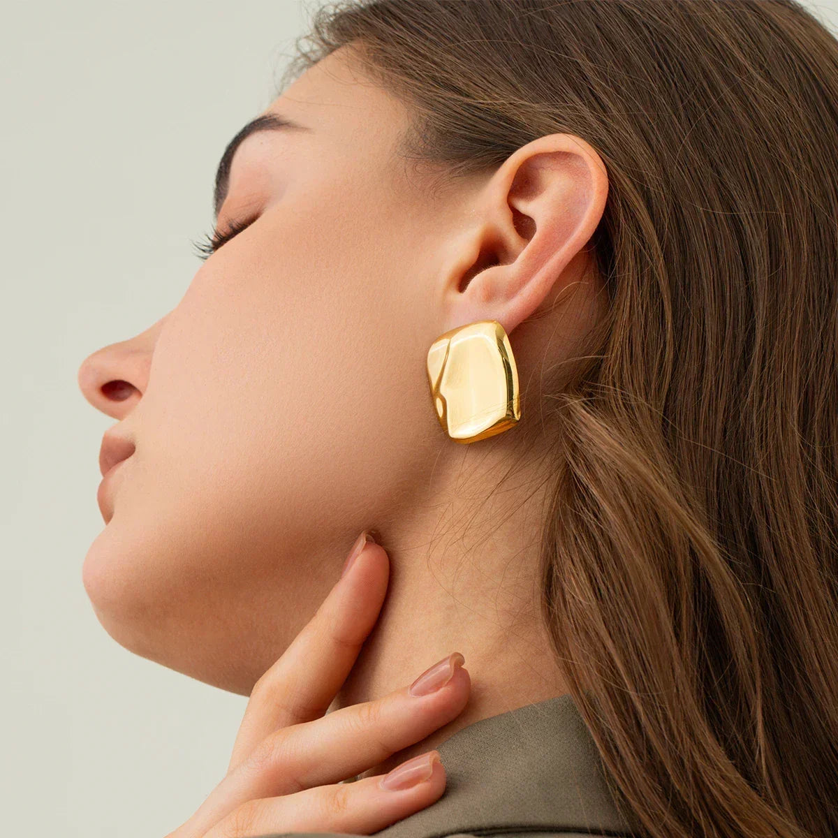 [GALE]Poppy Gold Earrings