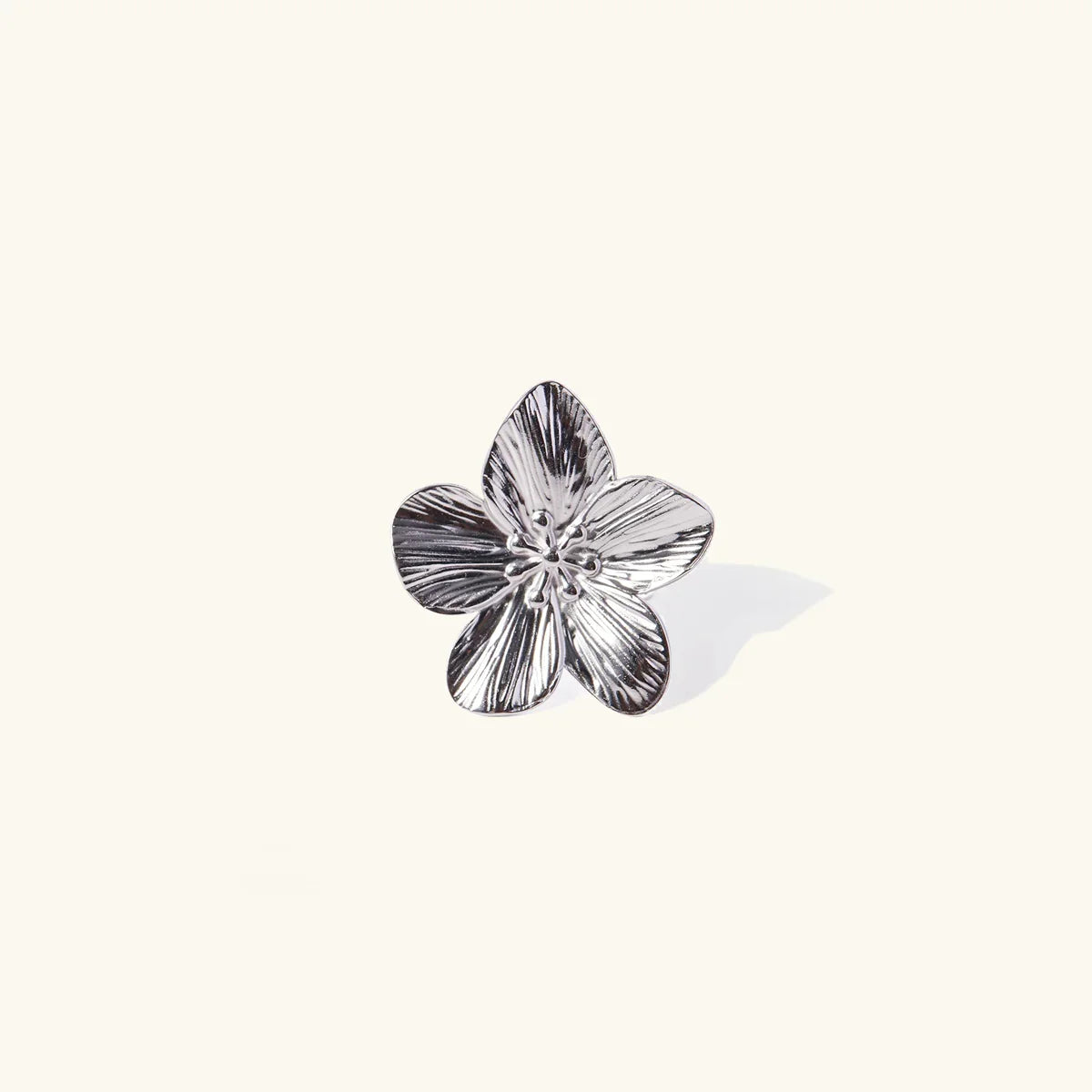 [GALE]Alina Silver Petal Ring