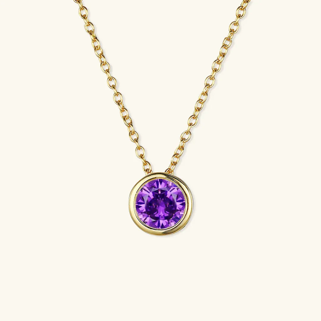 [GALE]Amelia Birthstone Necklace