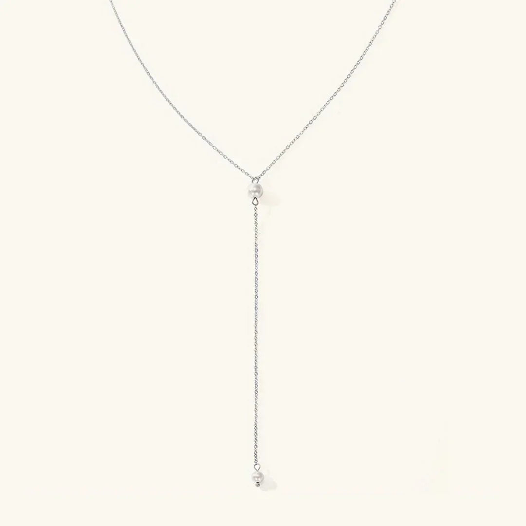 [GALE]Beatrice Pearl Tassel Necklace