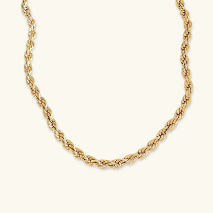 [GALE]Bianca Rope Chain Gold Necklace