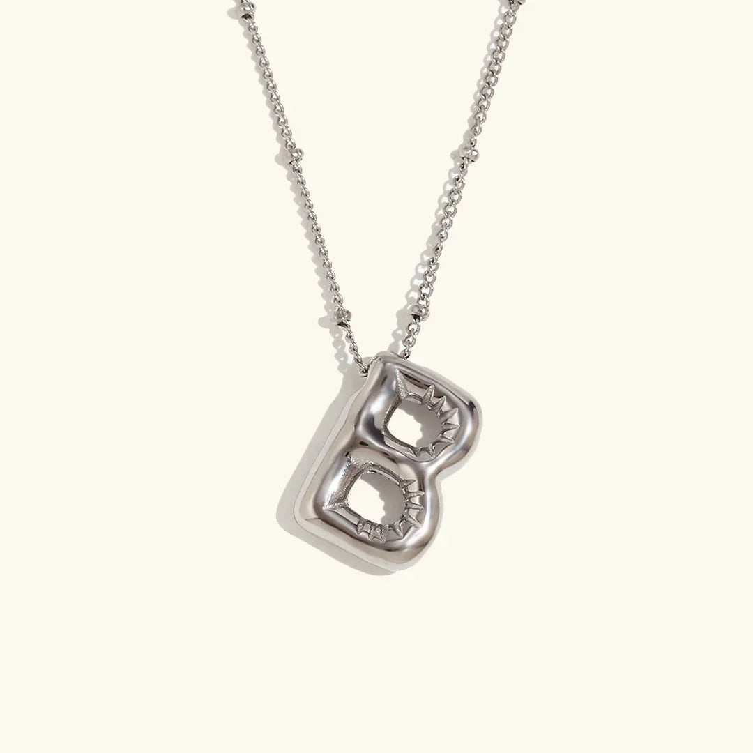 [GALE]Balloon Gold Initial Necklace