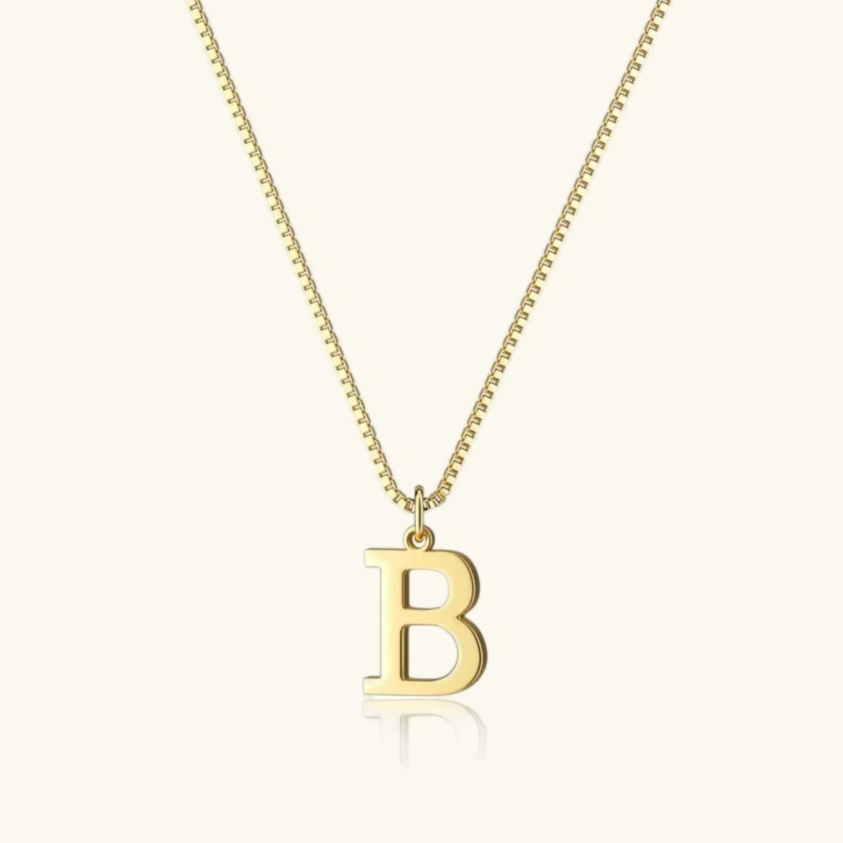 [GALE]Therese Letter Initial Gold Necklace
