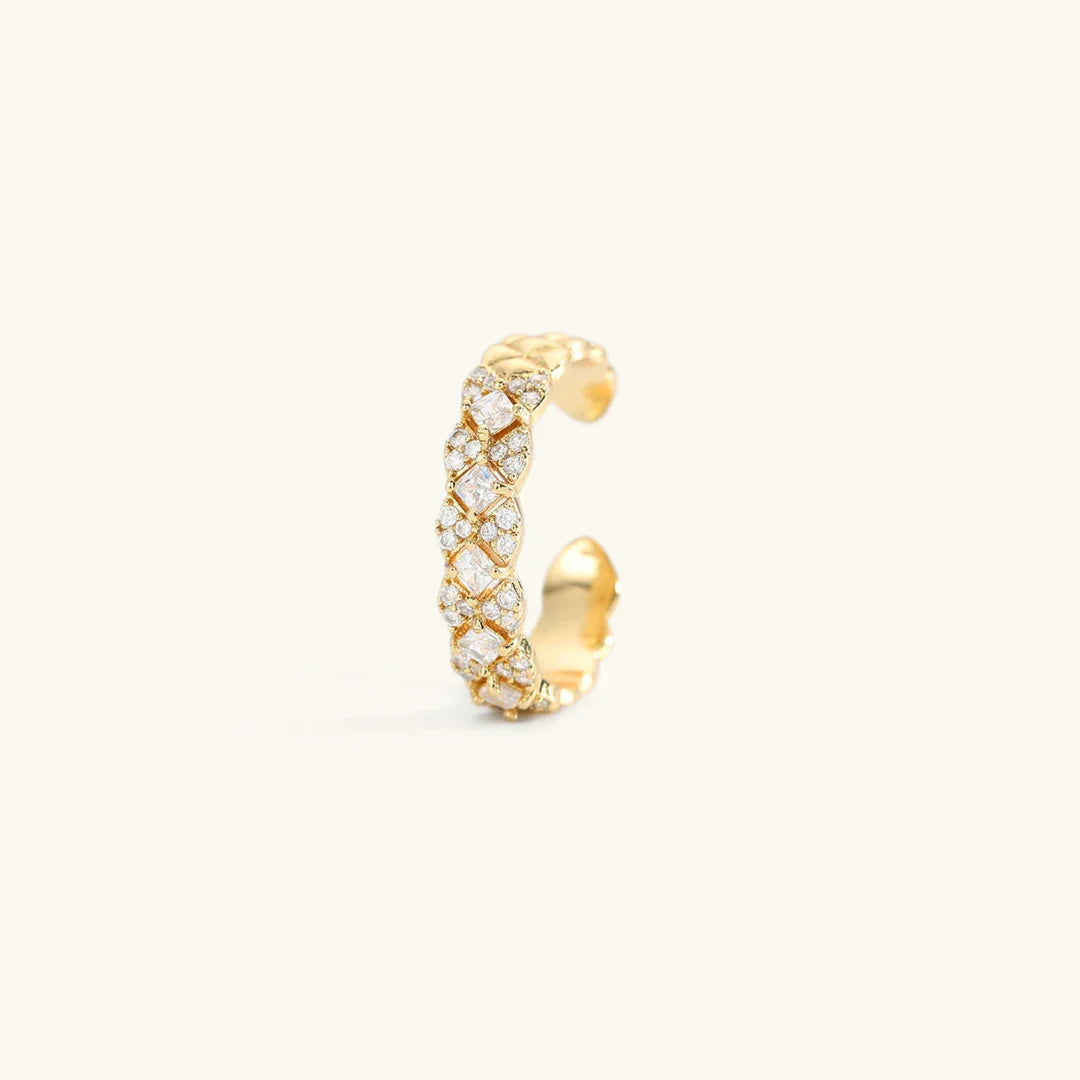 [GALE]Camille Gold Patterned Ring