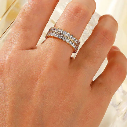 [GALE]Cassandra Studded Gold Ring