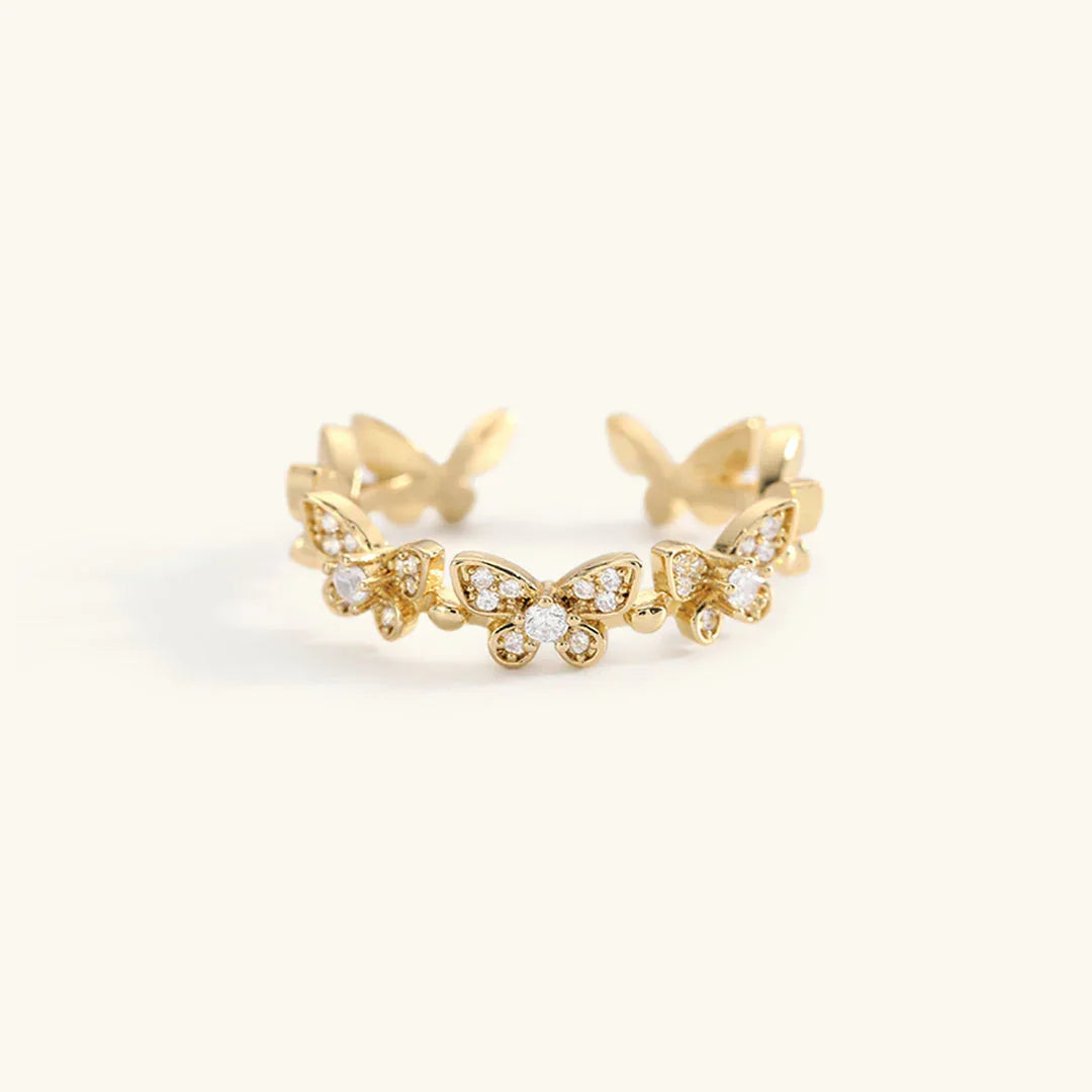 [GALE]Colleen Butterfly Gold Ring