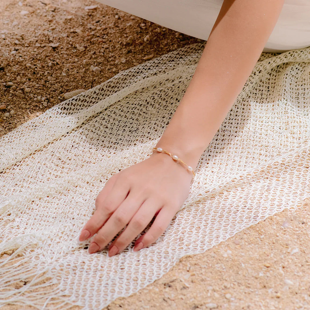 [GALE]Coralie Freshwater Pearl Bracelet