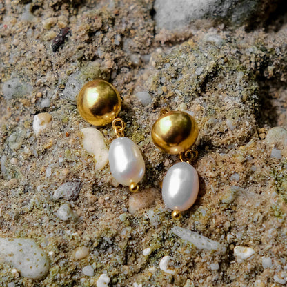 [GALE]Cornelia Freshwater Pearl Earrings