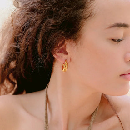 [GALE]Croissant Arc Earrings