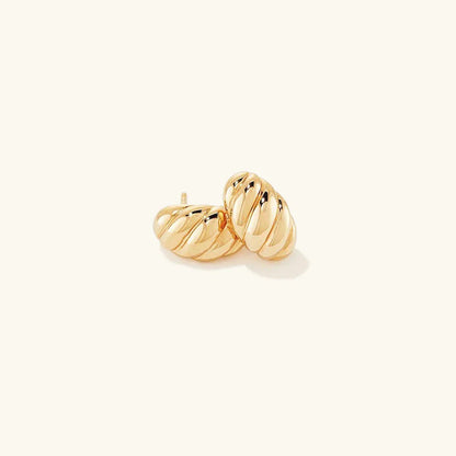 [GALE]Croissant Huggie Earrings