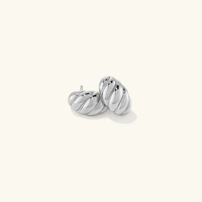 [GALE]Croissant Huggie Earrings