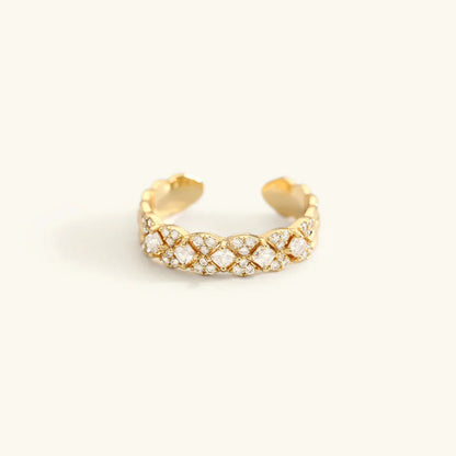 [GALE]Camille Gold Patterned Ring