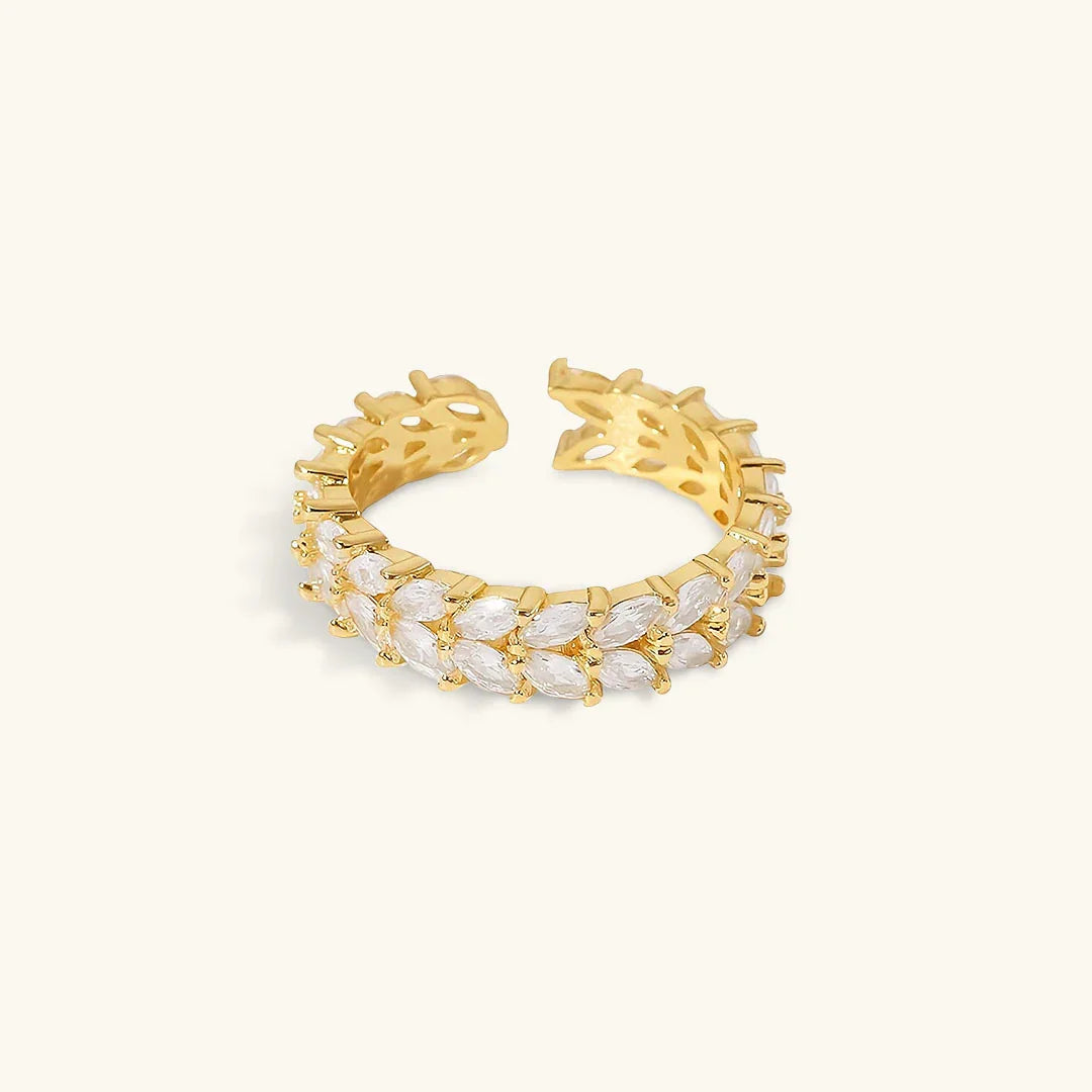 [GALE]Clarisse Patterned Gold Ring