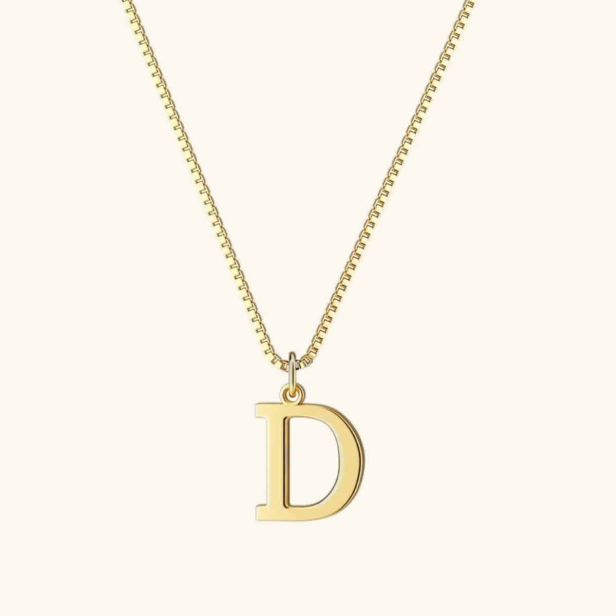 [GALE]Therese Letter Initial Gold Necklace