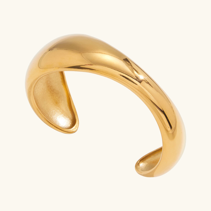 [GALE]Jessa Sculpted Gold Bangle
