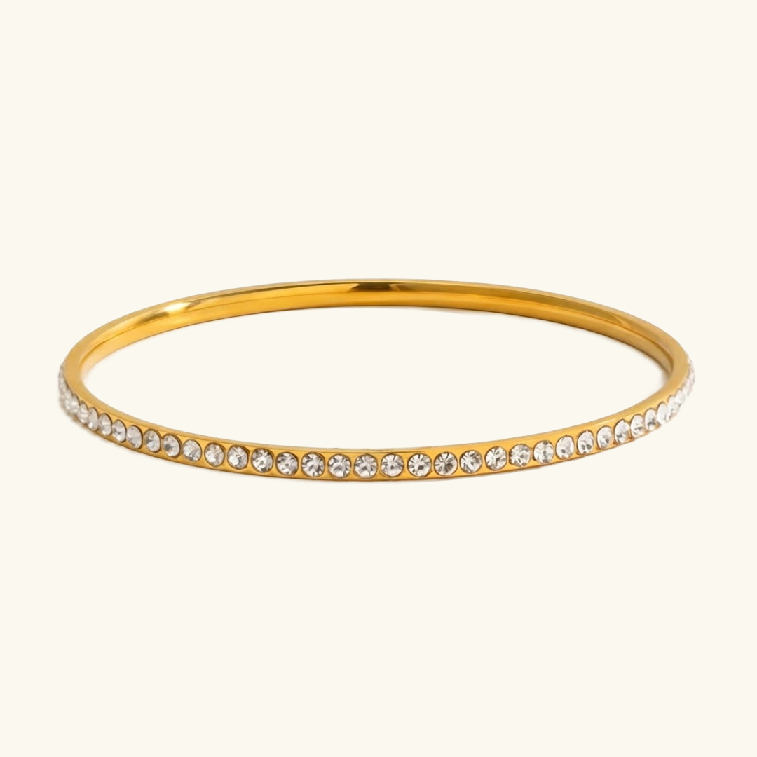 [GALE]Kalista Diamond Gold Bangle