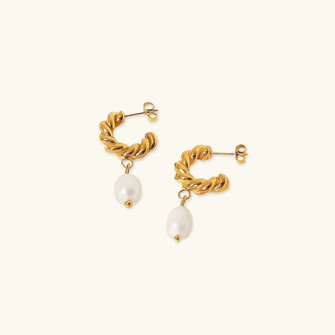 [GALE]Emma Pearl Earrings