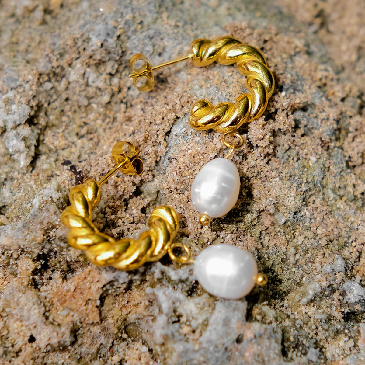 [GALE]Emma Pearl Earrings