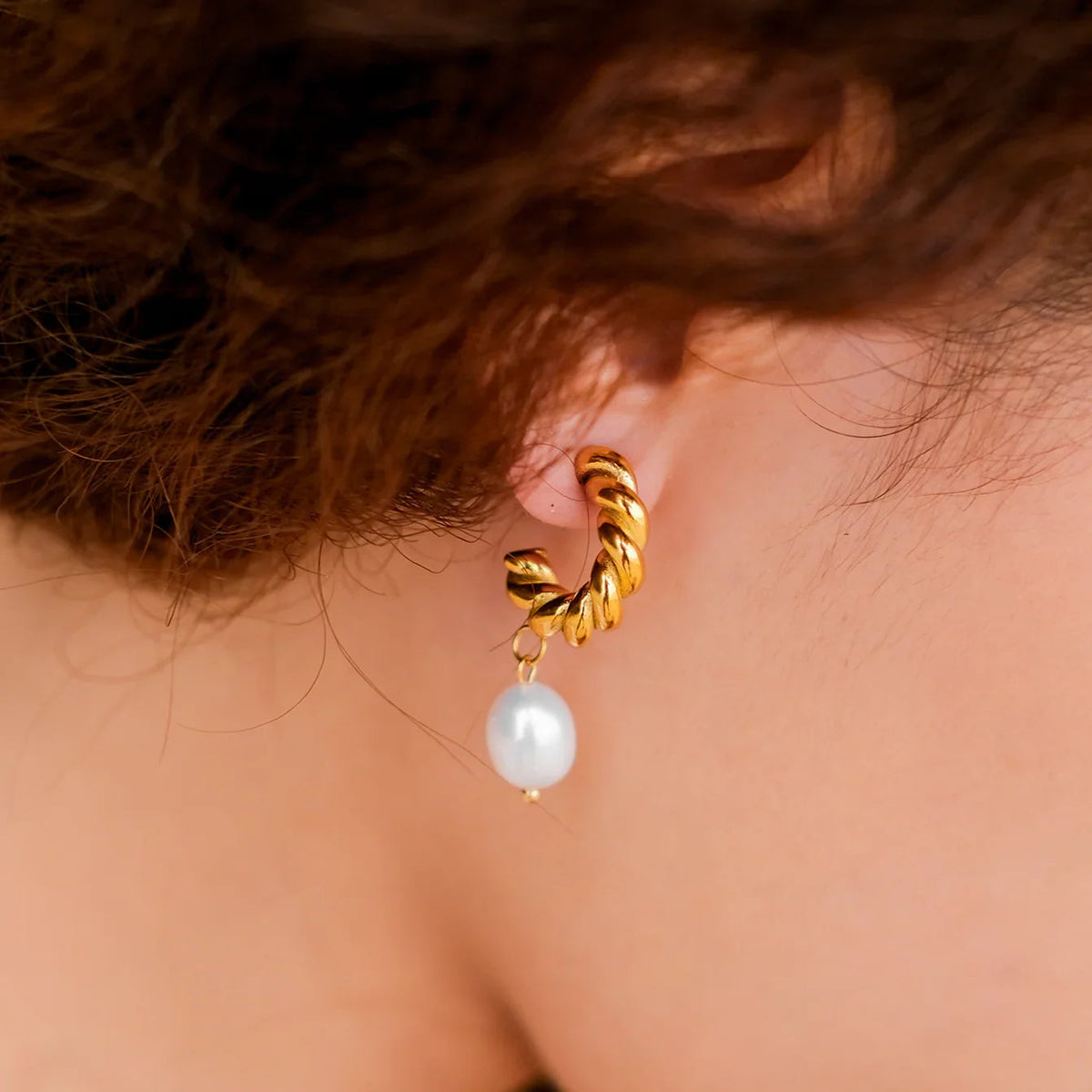 [GALE]Emma Pearl Earrings