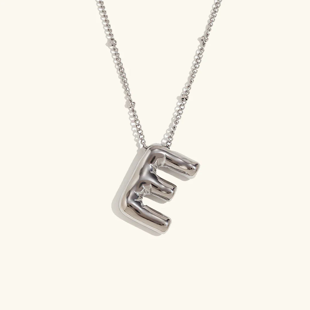 [GALE]Balloon Gold Initial Necklace