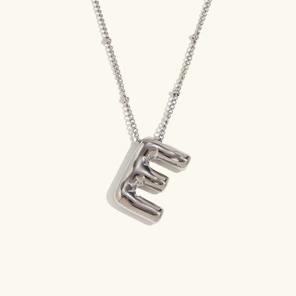 [GALE]Balloon Gold Initial Necklace
