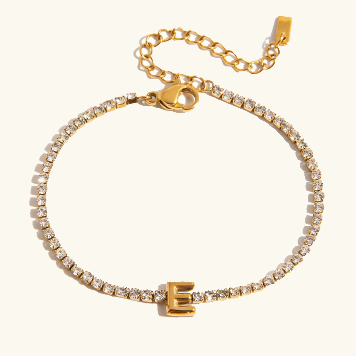 [GALE]Avaria Bubble Letter Tennis Bracelet