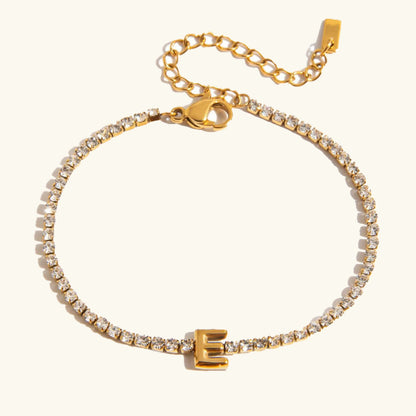 [GALE]Avaria Bubble Letter Tennis Bracelet