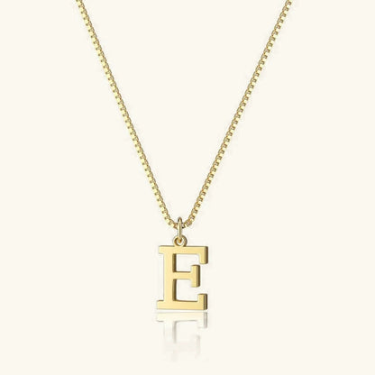 [GALE]Therese Letter Initial Gold Necklace