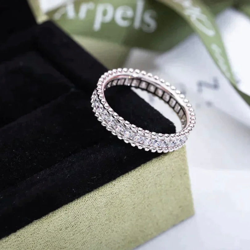 [GALE]PERLEE DIAMANT SILBERRING