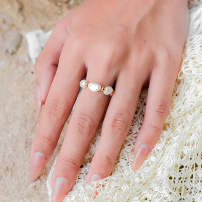 [GALE]Fiji Pearl Band Ring