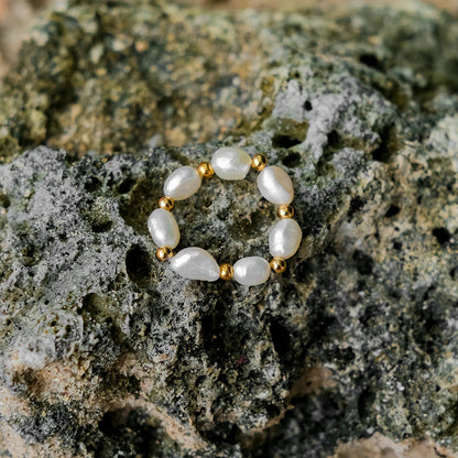 [GALE]Fiji Pearl Band Ring
