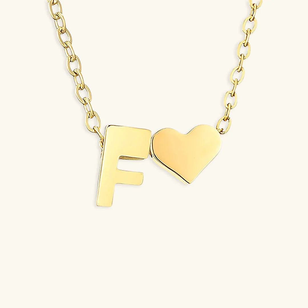 [GALE]Ria Initial Letter Gold Necklace