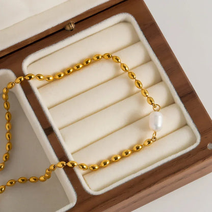 [GALE]Neptune Freshwater Pearl Necklace