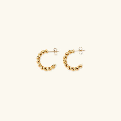 [GALE]Gigi Twist Gold Earrings