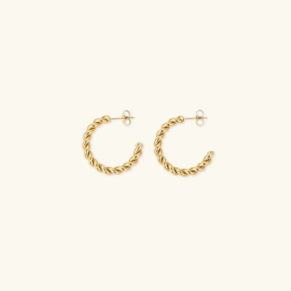 [GALE]Gigi Twist Gold Earrings