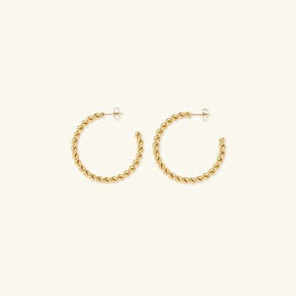 [GALE]Gigi Twist Gold Earrings