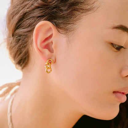 [GALE]Giselle Gold Chain Earring