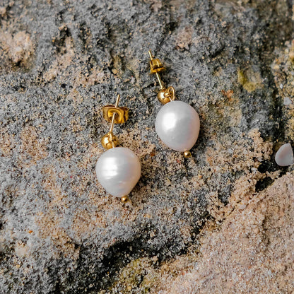 [GALE]Gloria Freshwater Pearl Earrings