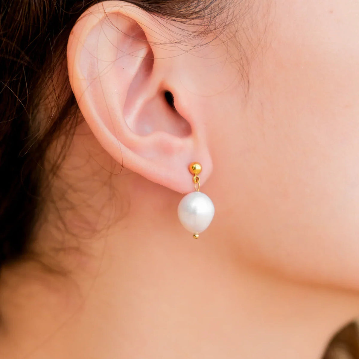 [GALE]Gloria Freshwater Pearl Earrings