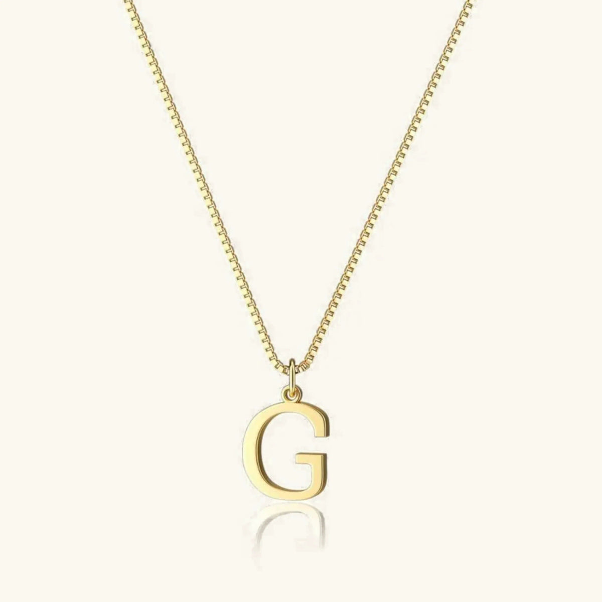[GALE]Therese Letter Initial Gold Necklace