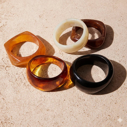 [GALE]Kaitlyn Chunky Acrylic Bangle